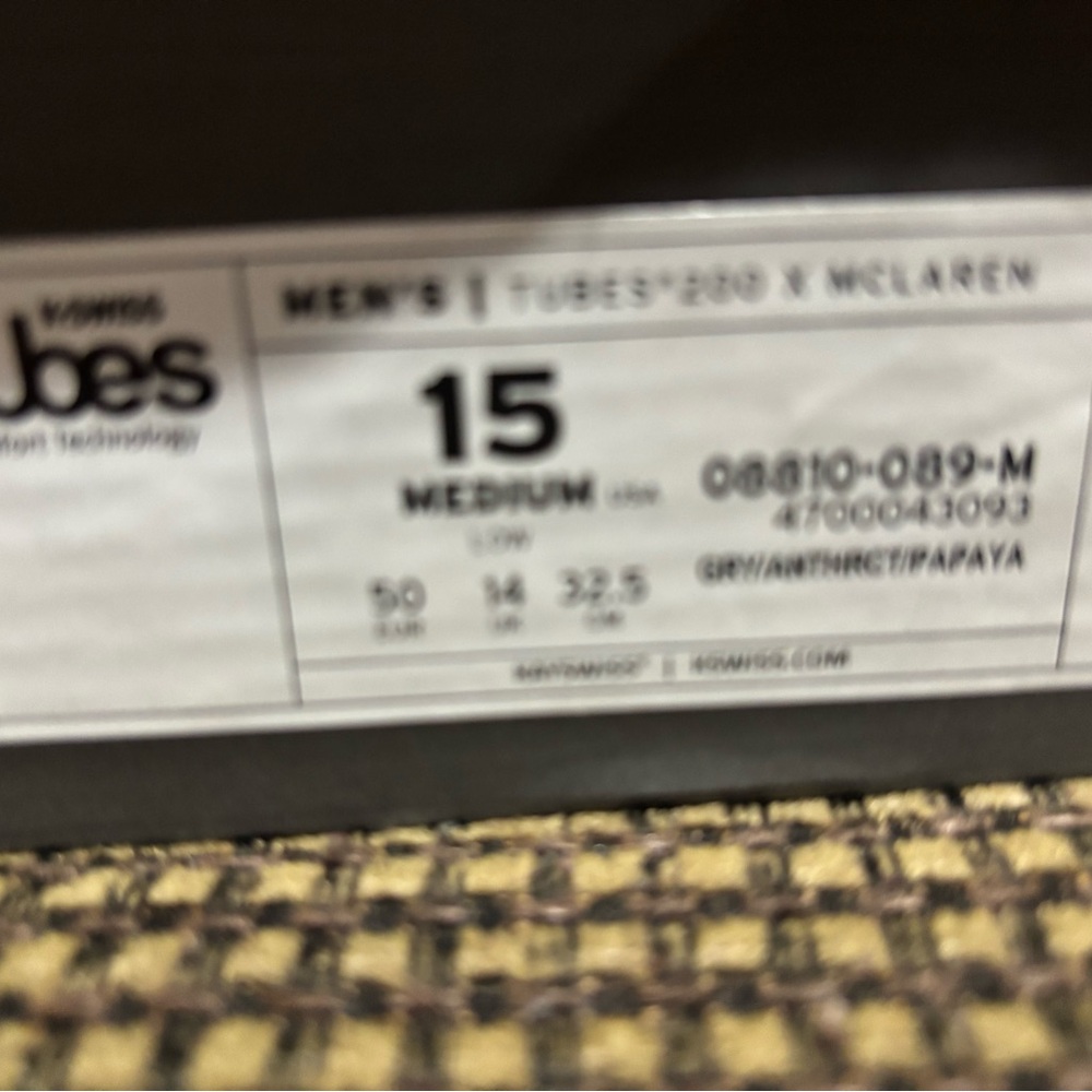 McLaren Formula 1 -K-SWISS tubes*200 X
Men’s Comfort Technology Sports Shoes 15M - Picture 12 of 13